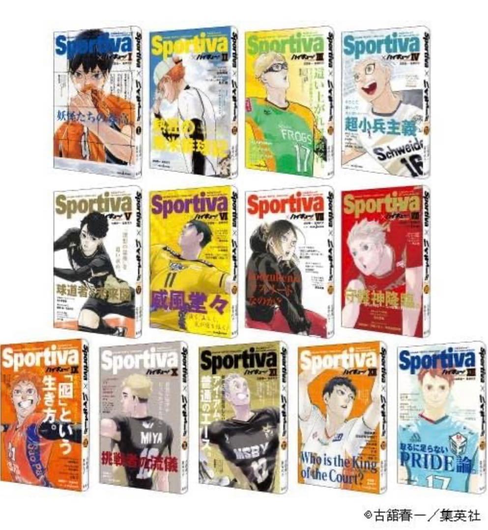 ハイキュー‼︎ ショーセツバン　全巻セット　Sportiva