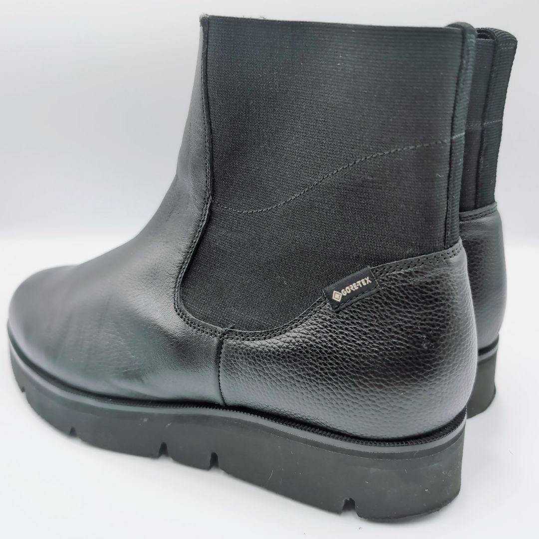 ✨️ほぼ新品✨️マドラス×ゴアテックス　軽量　厚底　幅広　本革　23 黒　防水