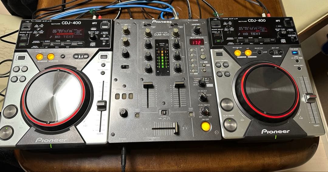 Pioneer CDJ-400×2 DJM-400 DJ機材ミキサーフルセット