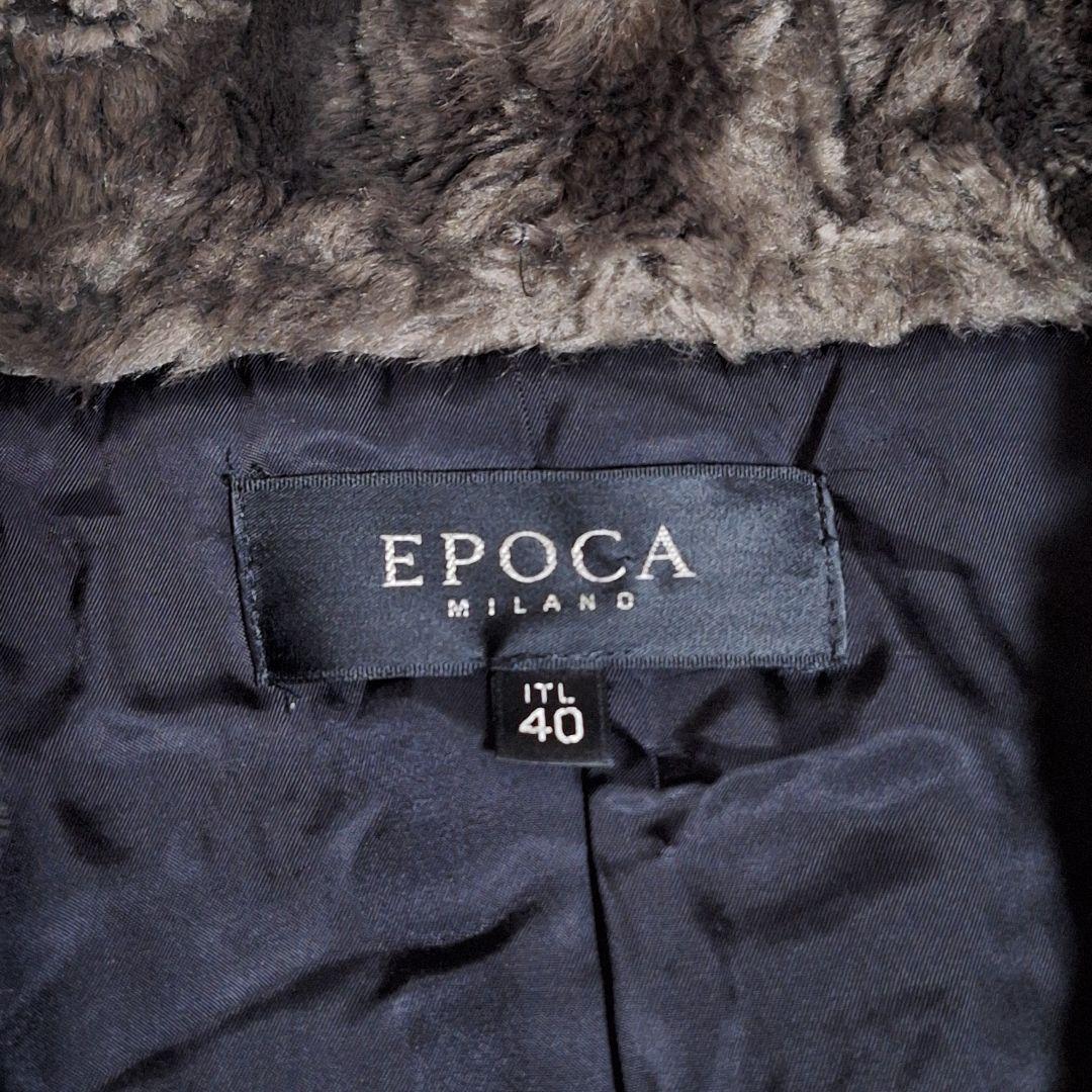 EPOCA ファーフード付き　ロングコート　モッズコート　ジャケット　日本製
