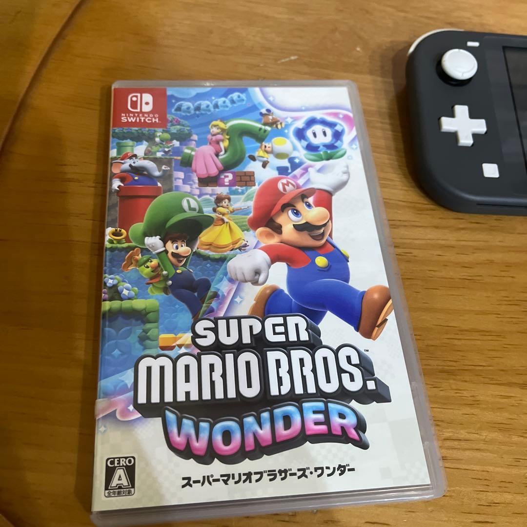 動作OK】Switch Liteグレー＆スーパーマリオブラザーズワンダー セット