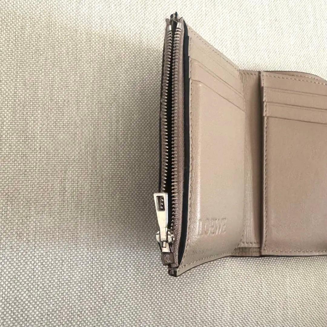 【即日発送】LOEWE 三つ折り財布　アナグラム バーティカル ウォレット