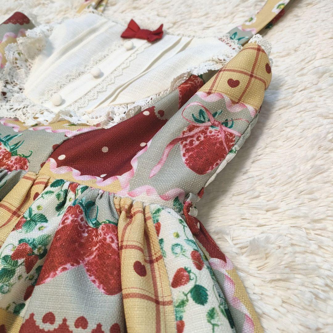 【美品】axes femme kawaii ハピネスベリー ジャンスカ いちご柄
