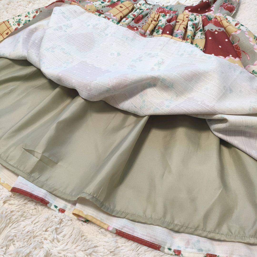 【美品】axes femme kawaii ハピネスベリー ジャンスカ いちご柄