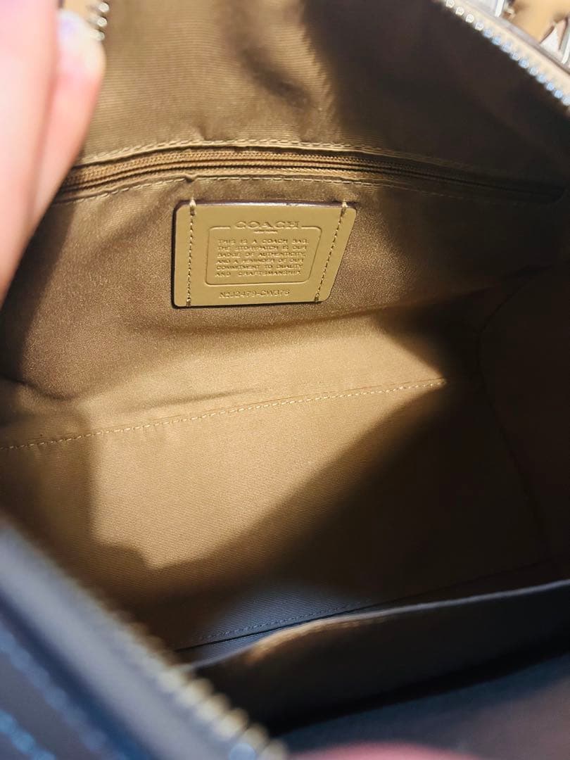 COACH ベージュ ボストンバッグ
