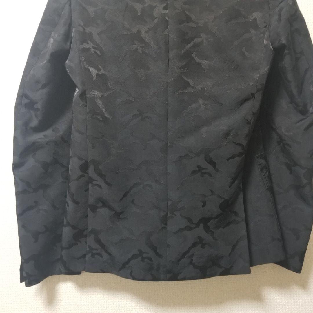 【美品】NEILBARRETT カモフラ テーラードジャケット S-M ブラック
