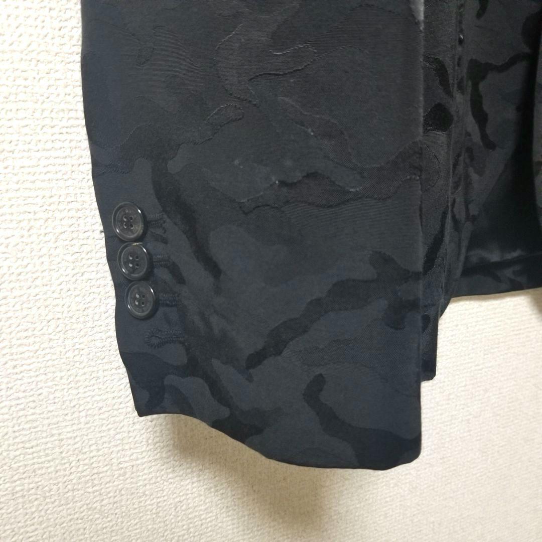 【美品】NEILBARRETT カモフラ テーラードジャケット S-M ブラック