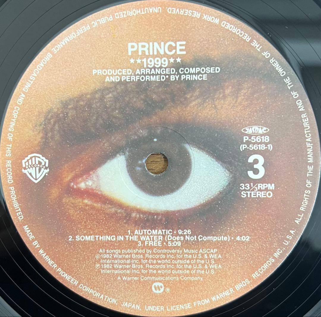 【2LP/美盤/帯付】Prince / 1999