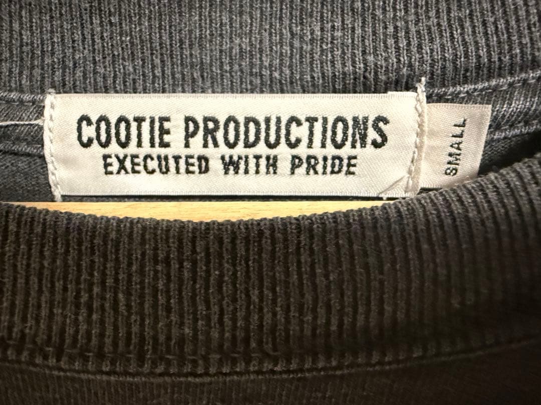 希少 COOTIE Pigment Dyed ロンT S