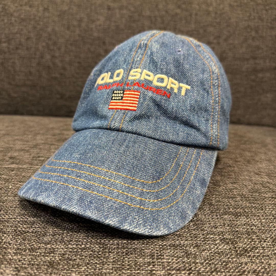 POLO SPORT デニムキャップ 限定版