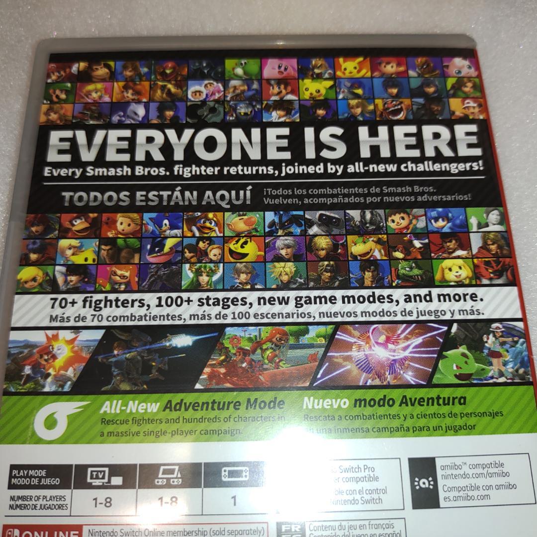 新品 日本語選択可 Super Smash Bros. Ultimate 北米版