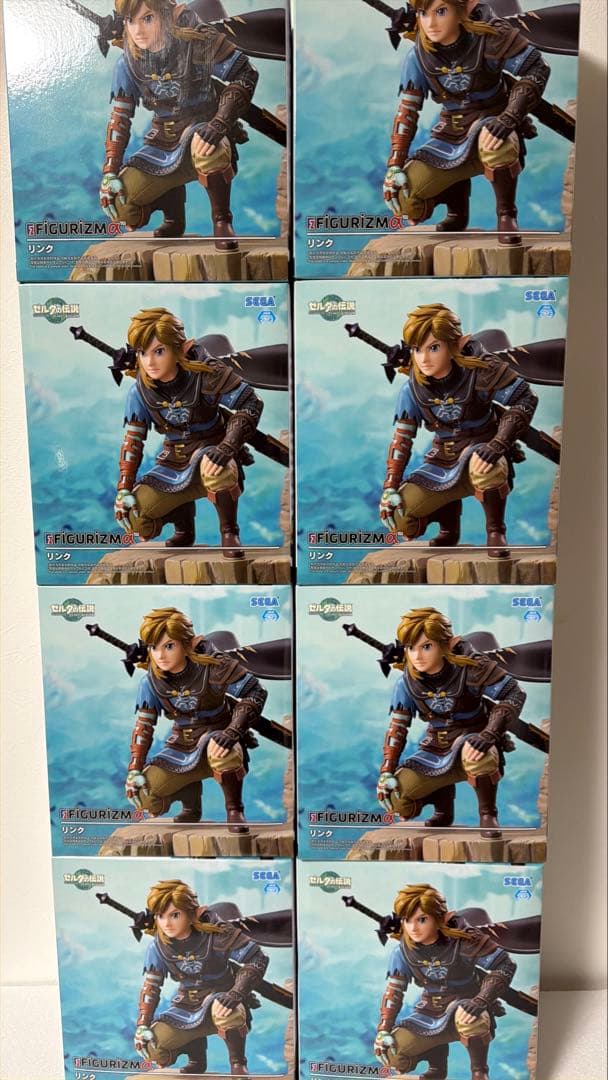 ゼルダの伝説　リンク　フィギュア　フィグリズムα 8体セット