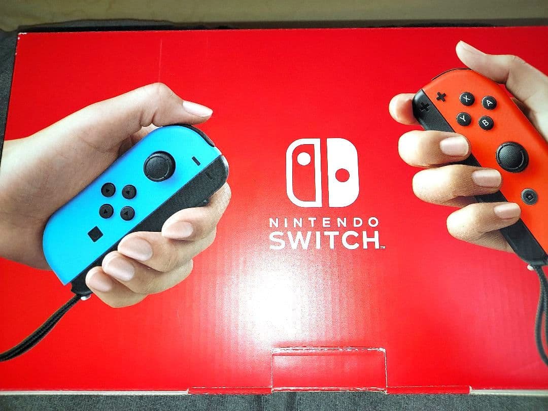 新品未使用　Nintendo Switch ネオン&ブルー　バッテリー強化版