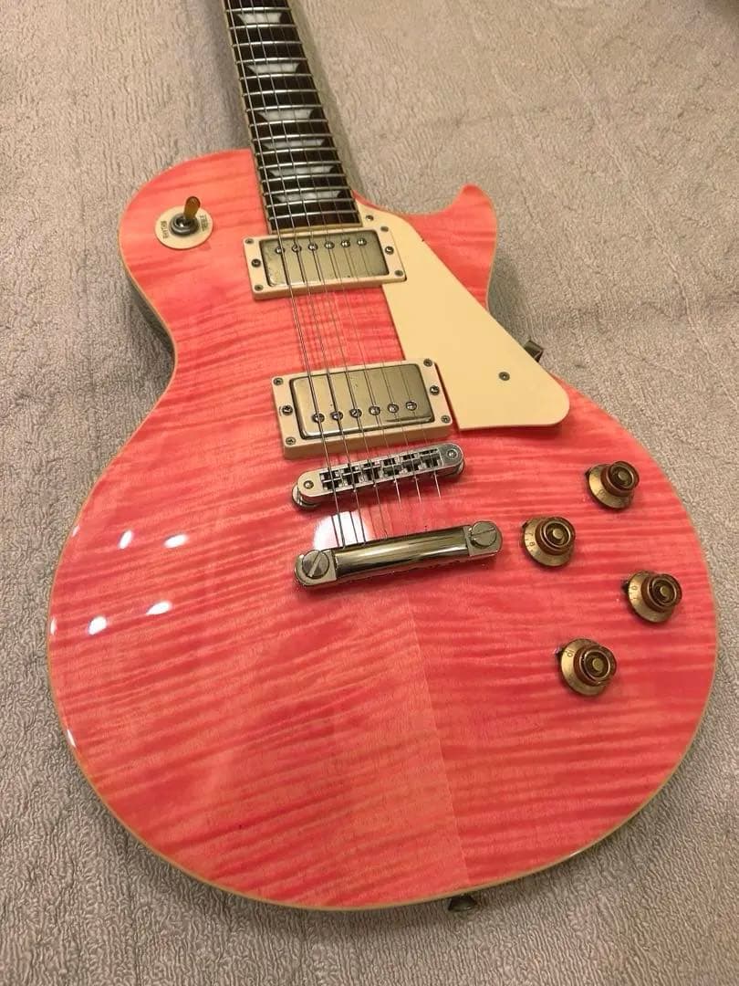 【年内終了】BURNY レスポールタイプ　ピンクカラー by FERNANDES