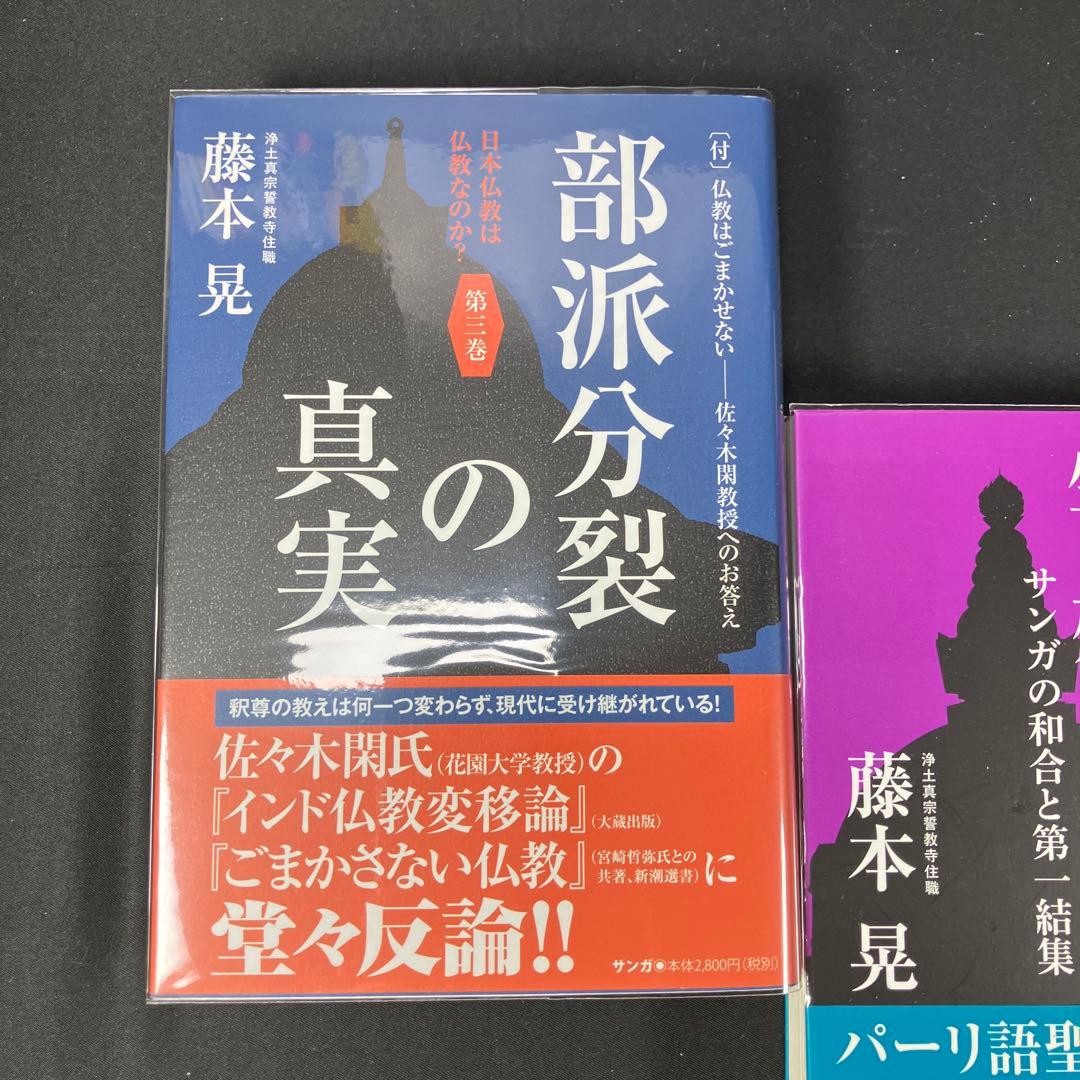 『日本仏教は仏教なのか？』シリーズ 第1巻〜第3巻 藤本晃（サンガ）