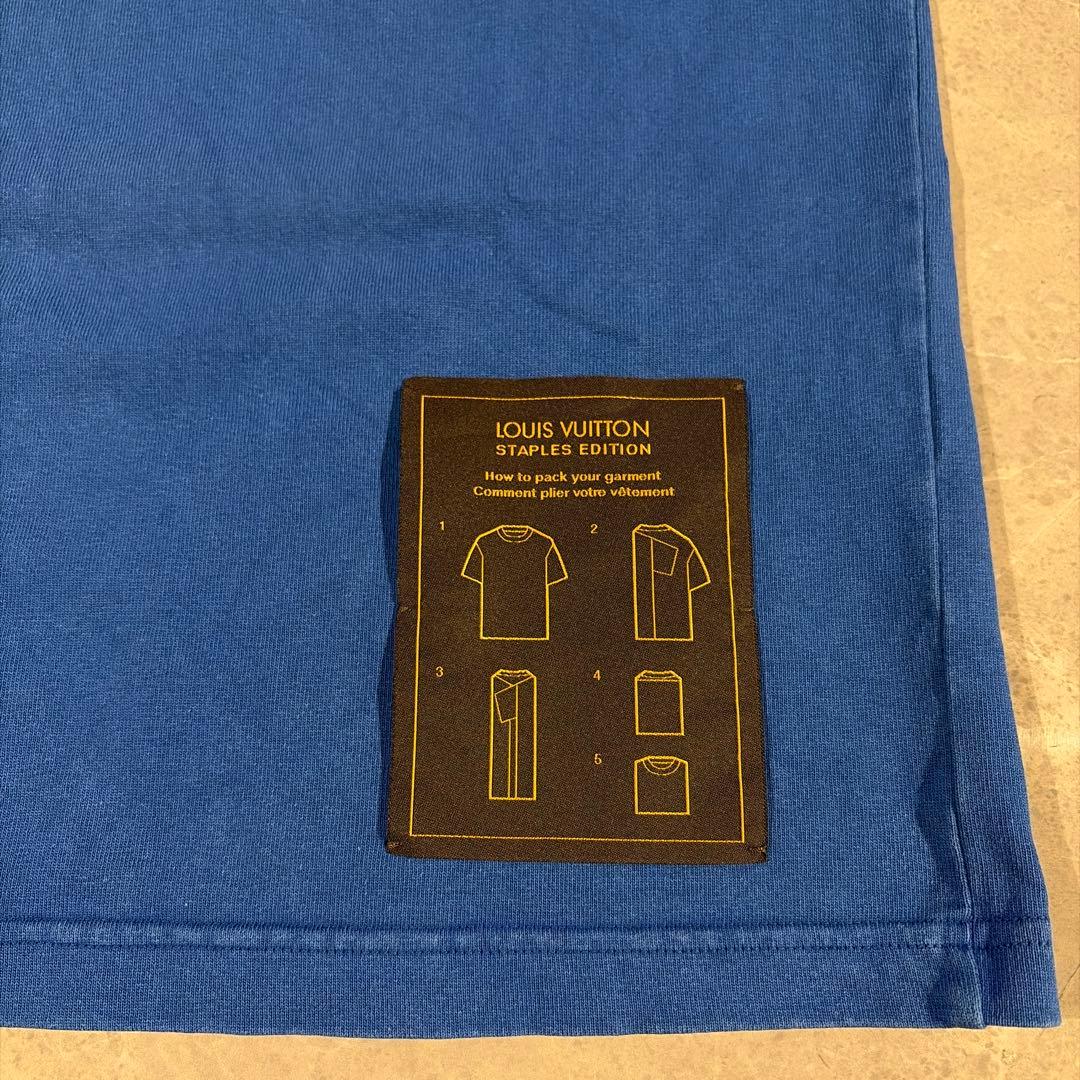 LOUIS VUITTON,ブルー Tシャツ,インサイドアウト