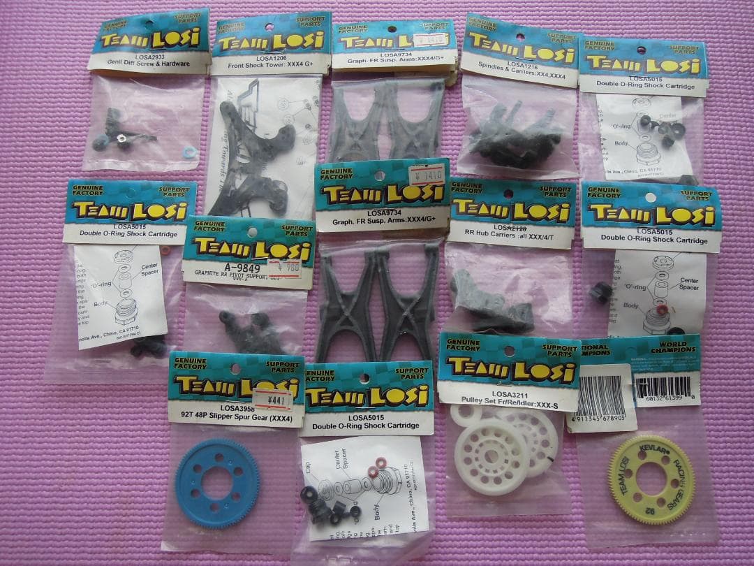 Team Losi XXX XX4パーツ等　チームロッシ　オフロード　4WD