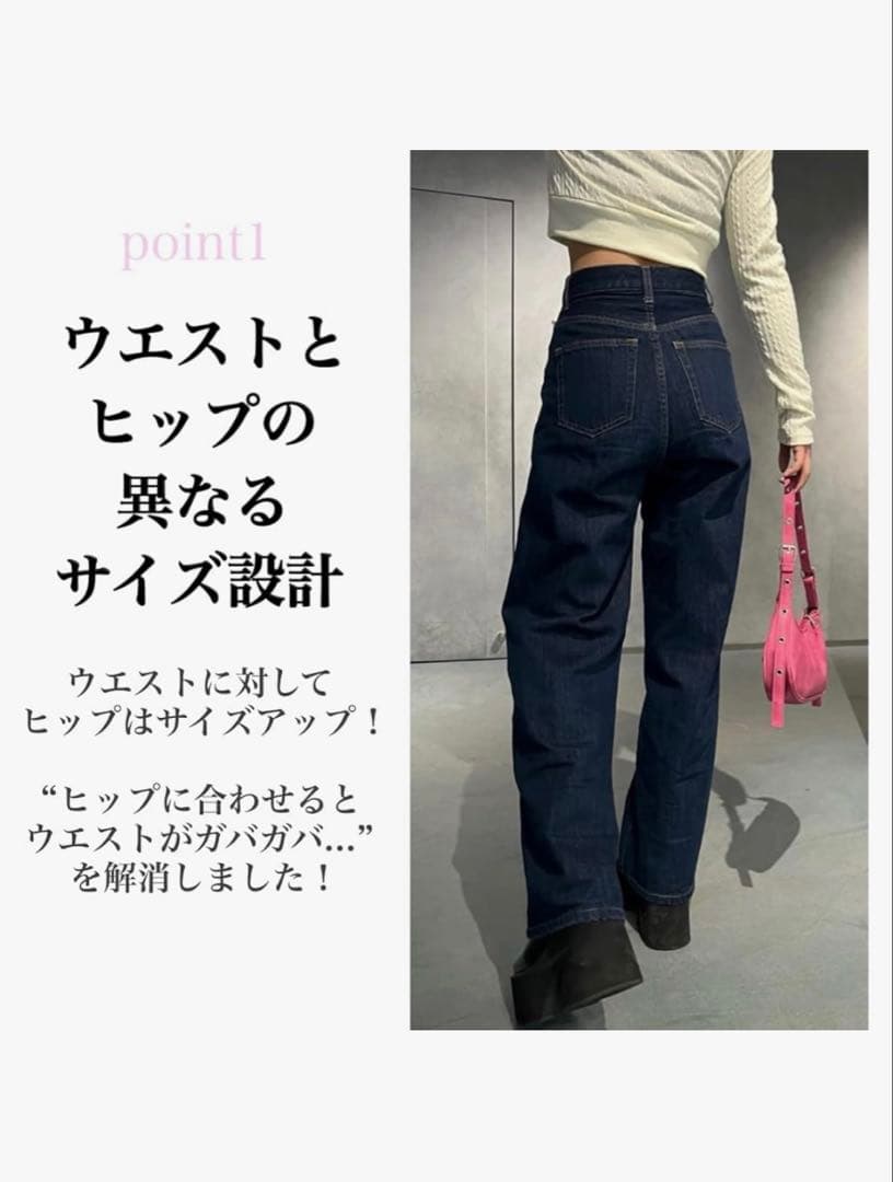 2(g+c) TWWデニム 骨格ウェーブ優勝デニム Deep Navy S×M