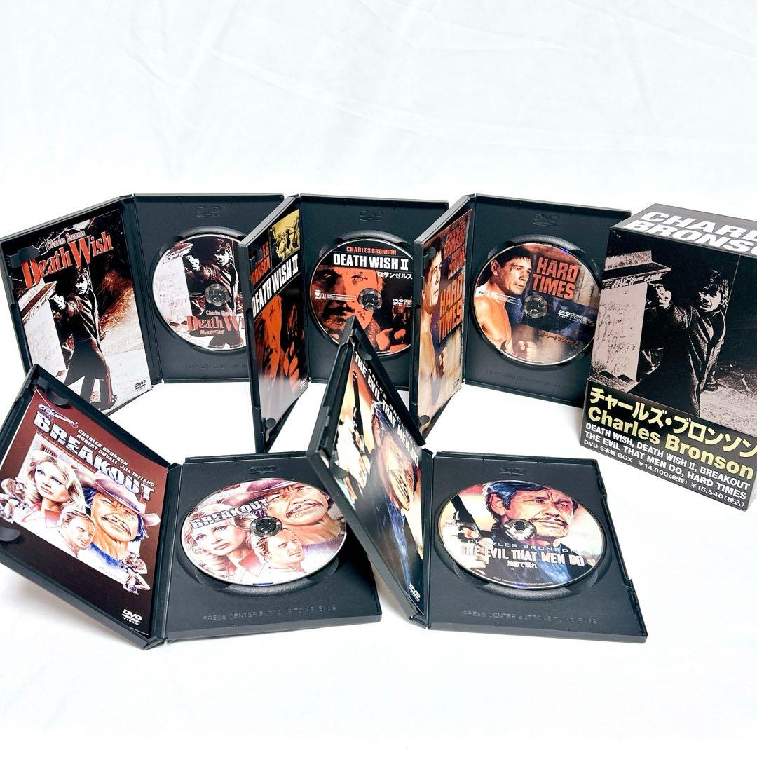 【希少品】 チャールズ・ブロンソン メモリアルBOX　DVD 5枚組