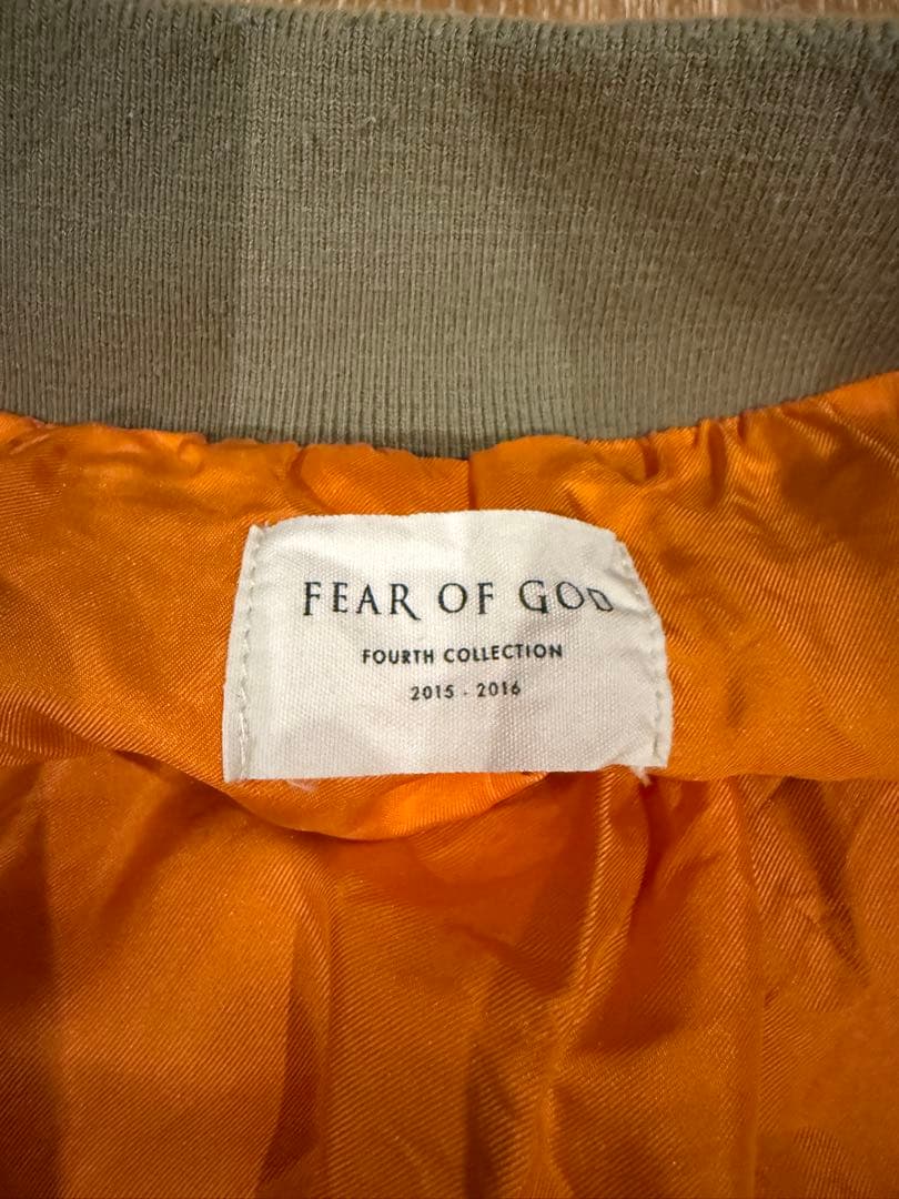 北*有様 Fear of God 4th コレクション　フライトジャケット