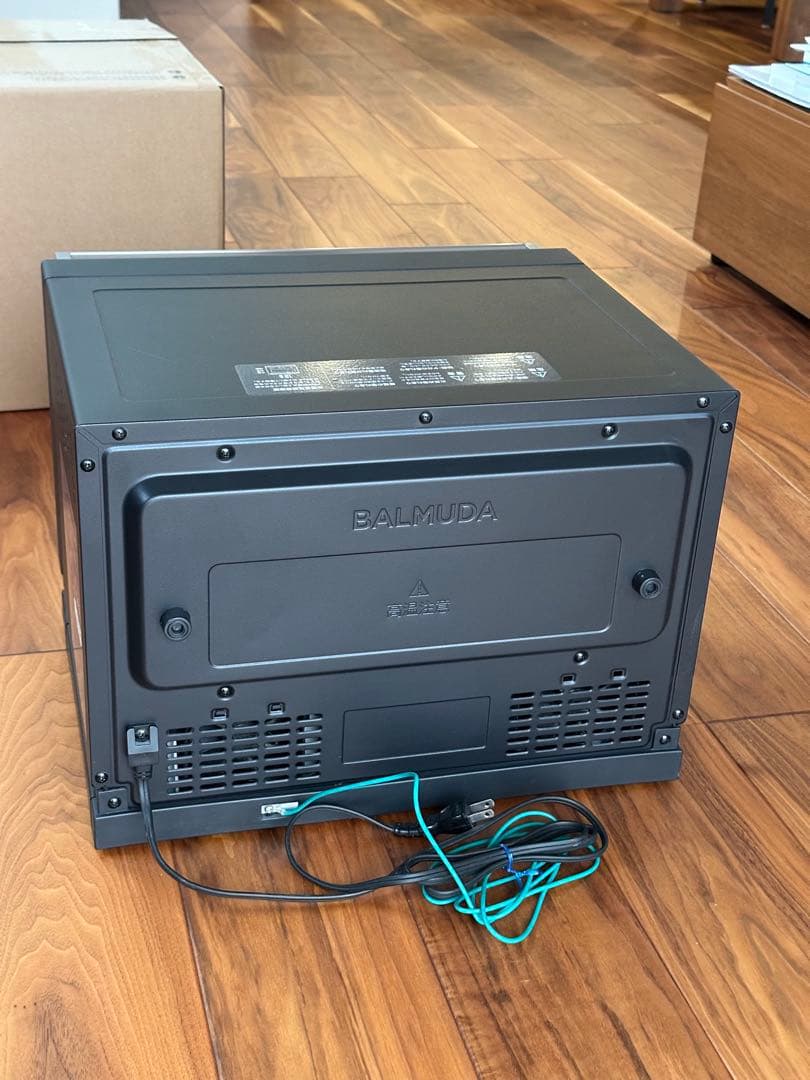 ジャンク品　BALMUDA オーブンレンジ ブラック