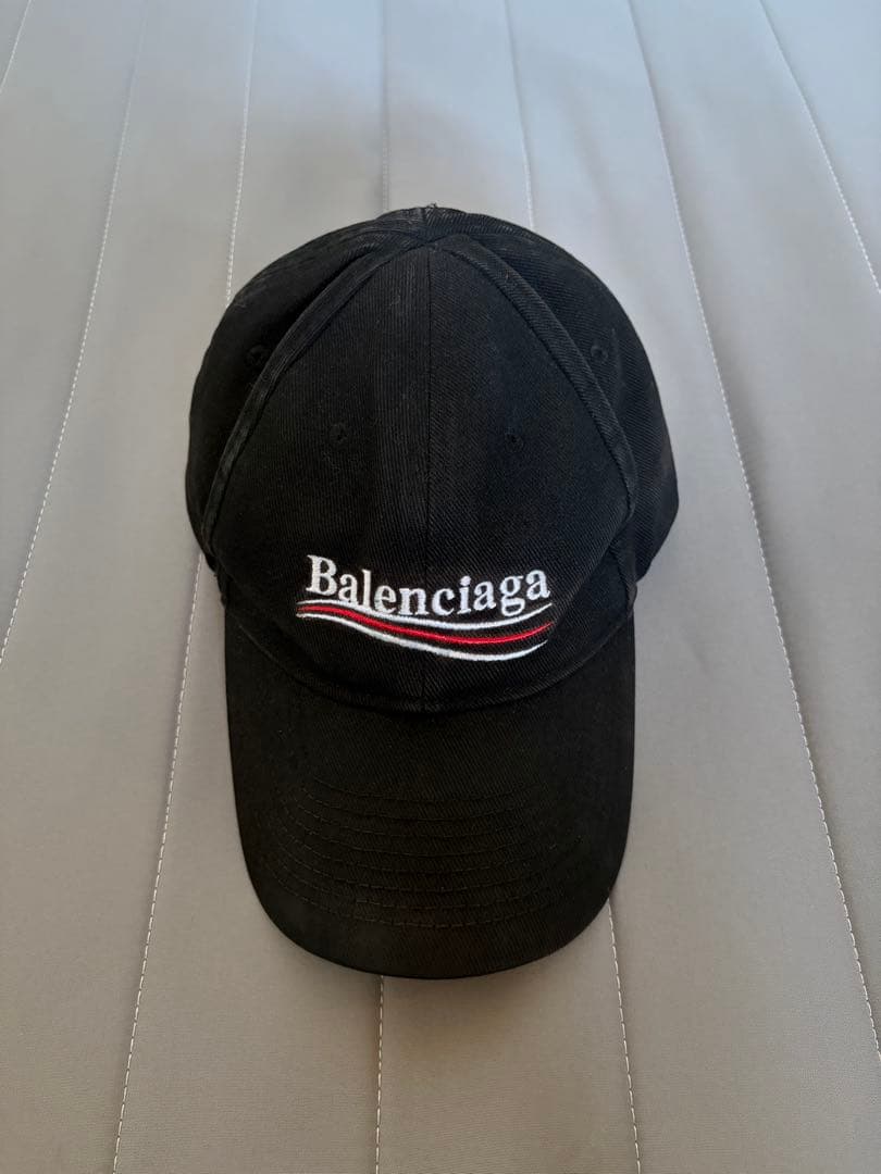 タ*ン様 balenciaga -logo Black cap-