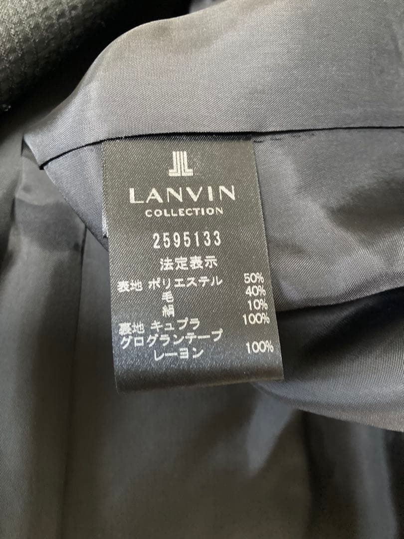 LANVIN ブラック　コート