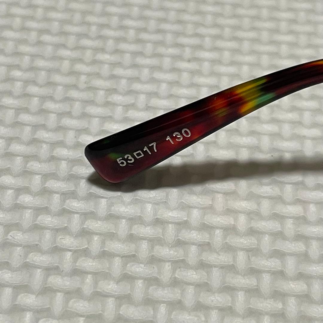 美品 00s archive アランミクリ バネ蝶番 ウェリントン 眼鏡 Y2K