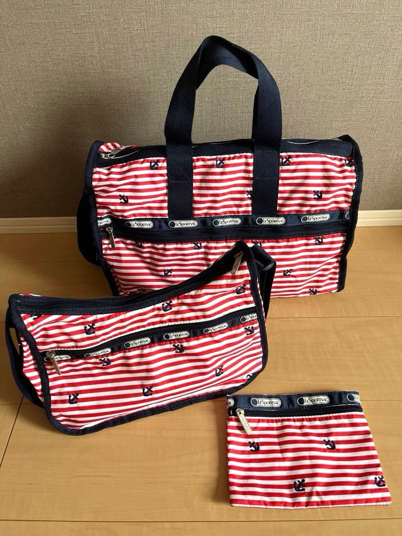 大幅値下げ【美品】レア レスポートサック アンカーズアウェイ セットミニポーチ付