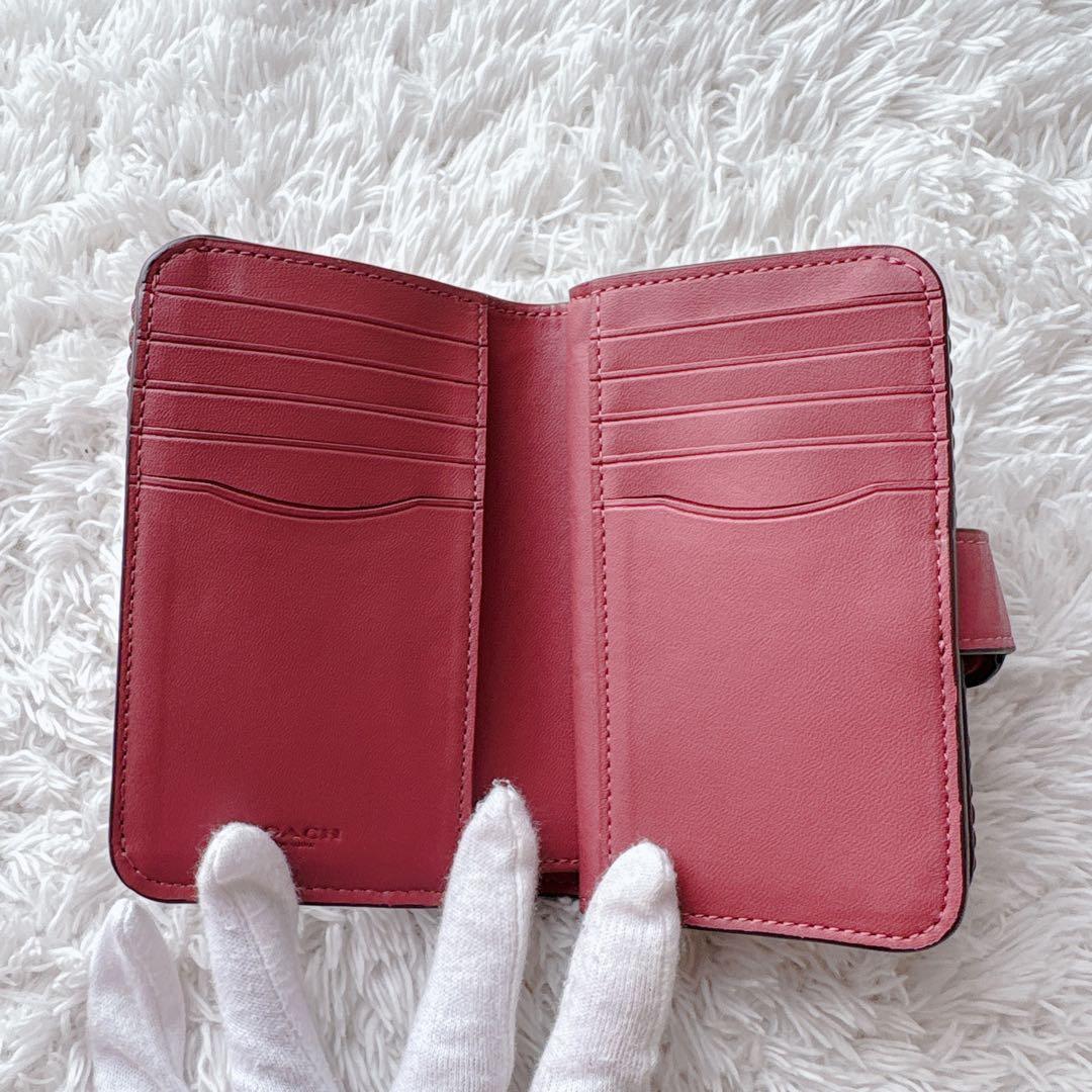小物 Coach Tabby Medium Wallet Blade Pink C