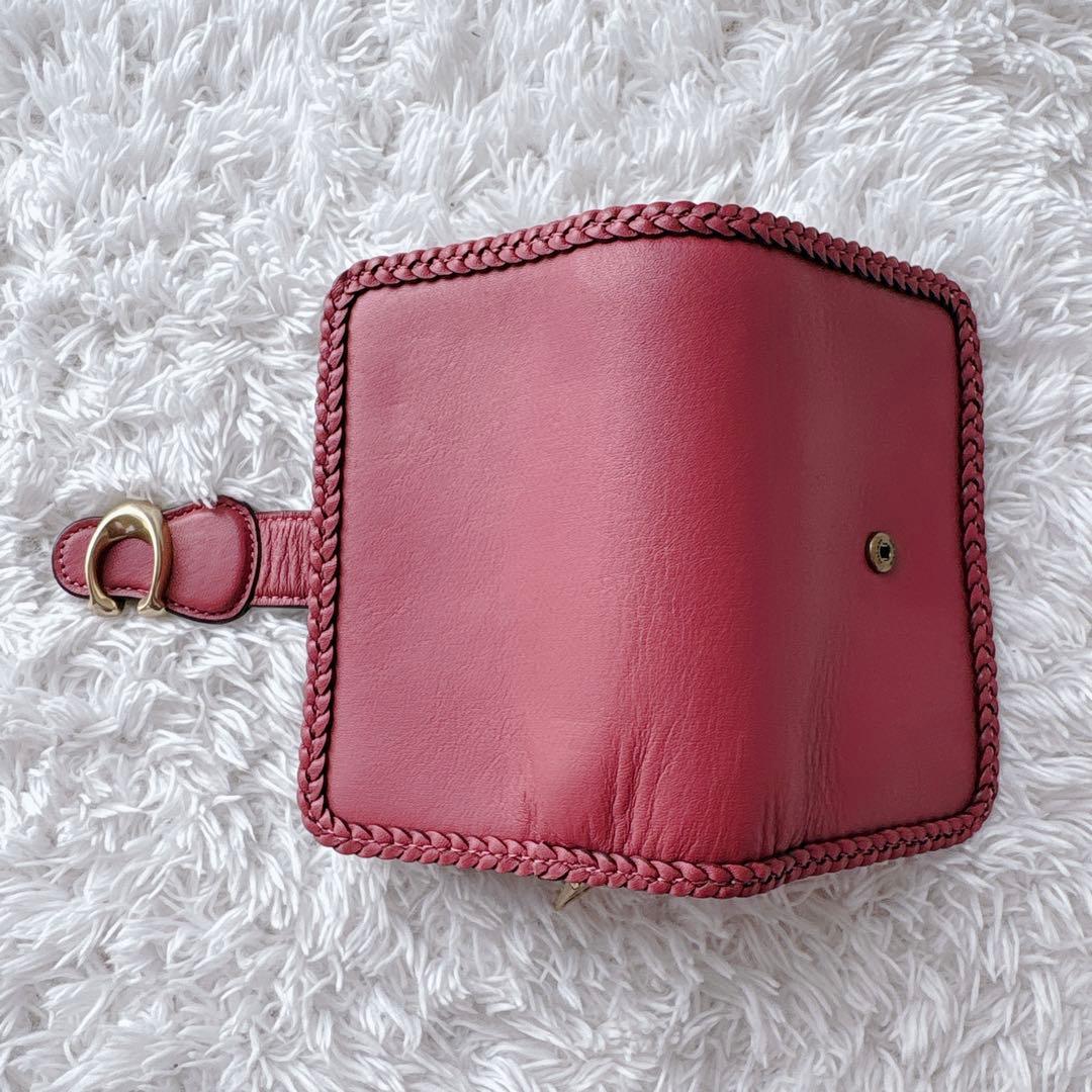 小物 Coach Tabby Medium Wallet Blade Pink C