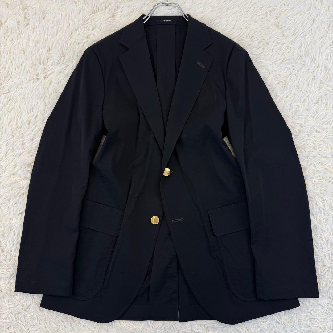 24SS J.PRESS ナイロンハイパワーストレッチブレザー 金釦 ジャケット