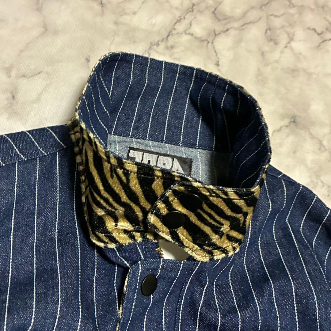 ガルフィー 寅壱 コラボ 未使用 Lサイズ ブルゾン ジャケット ヒョウ柄
