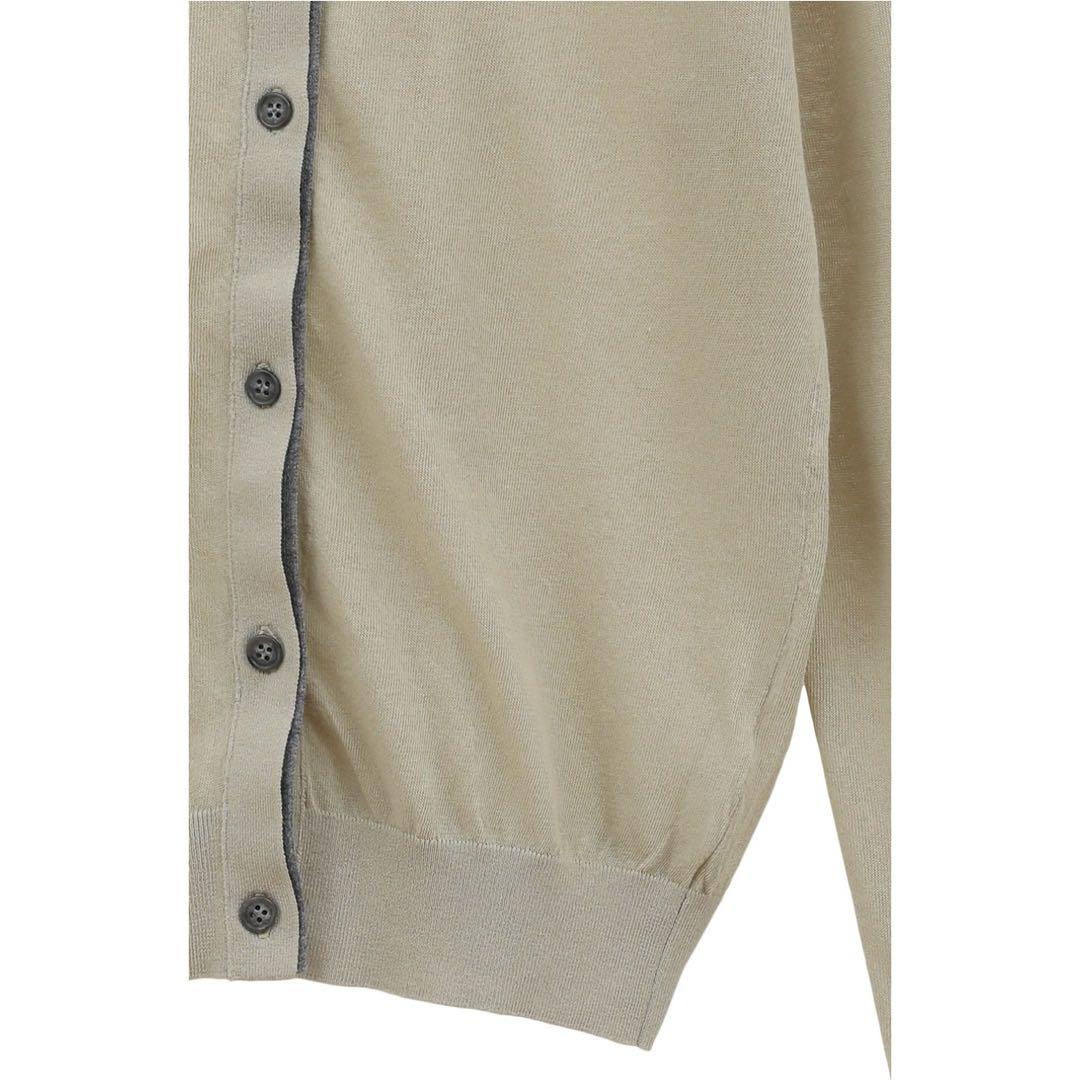 CLANE クラネ W FACE BICOLOR SHEER CARDIGAN