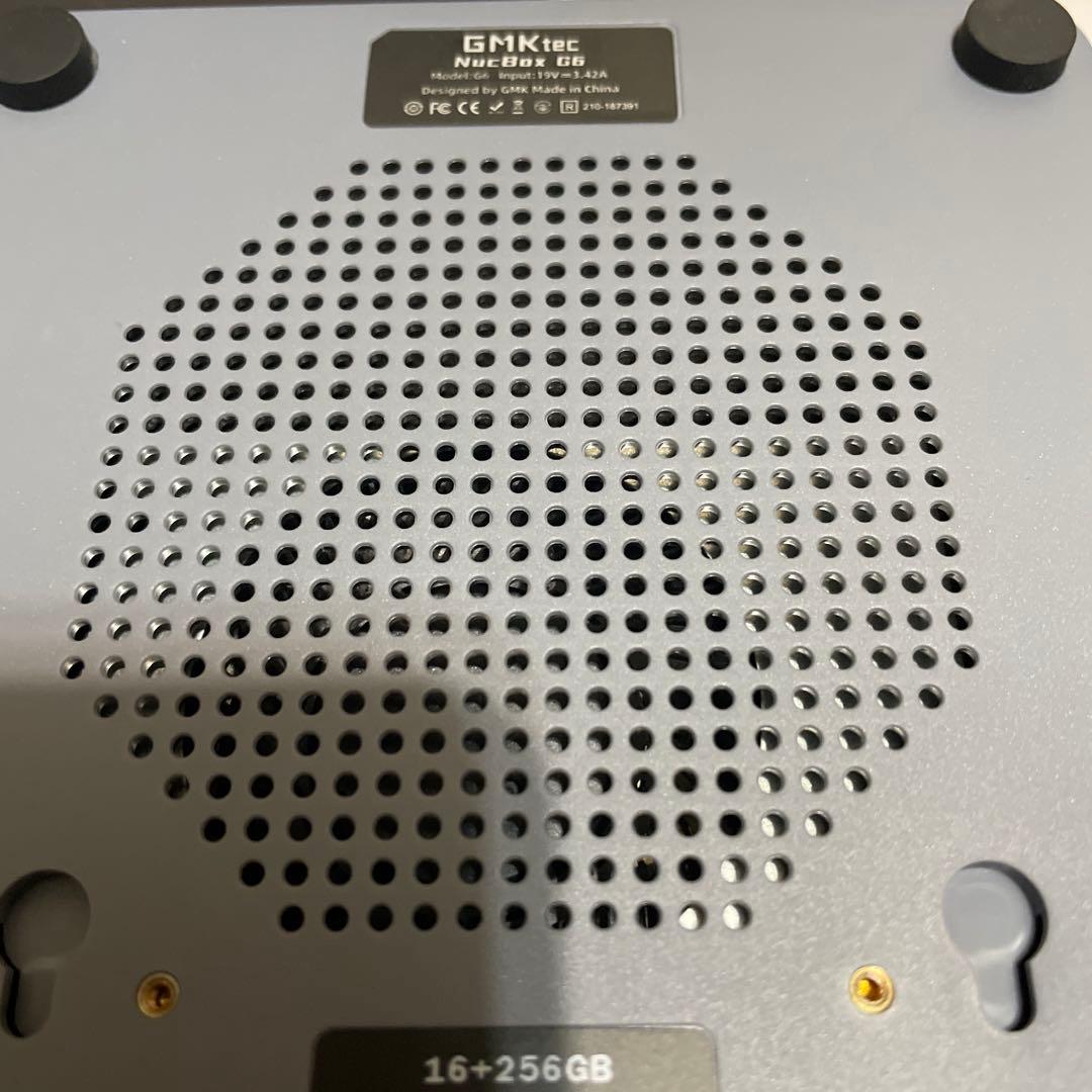 動作確認済みミニパソコン メモリ32GB増設済 GMKtec nucbox G6