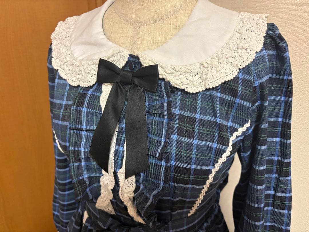 【美品】タータンチェックワンピース