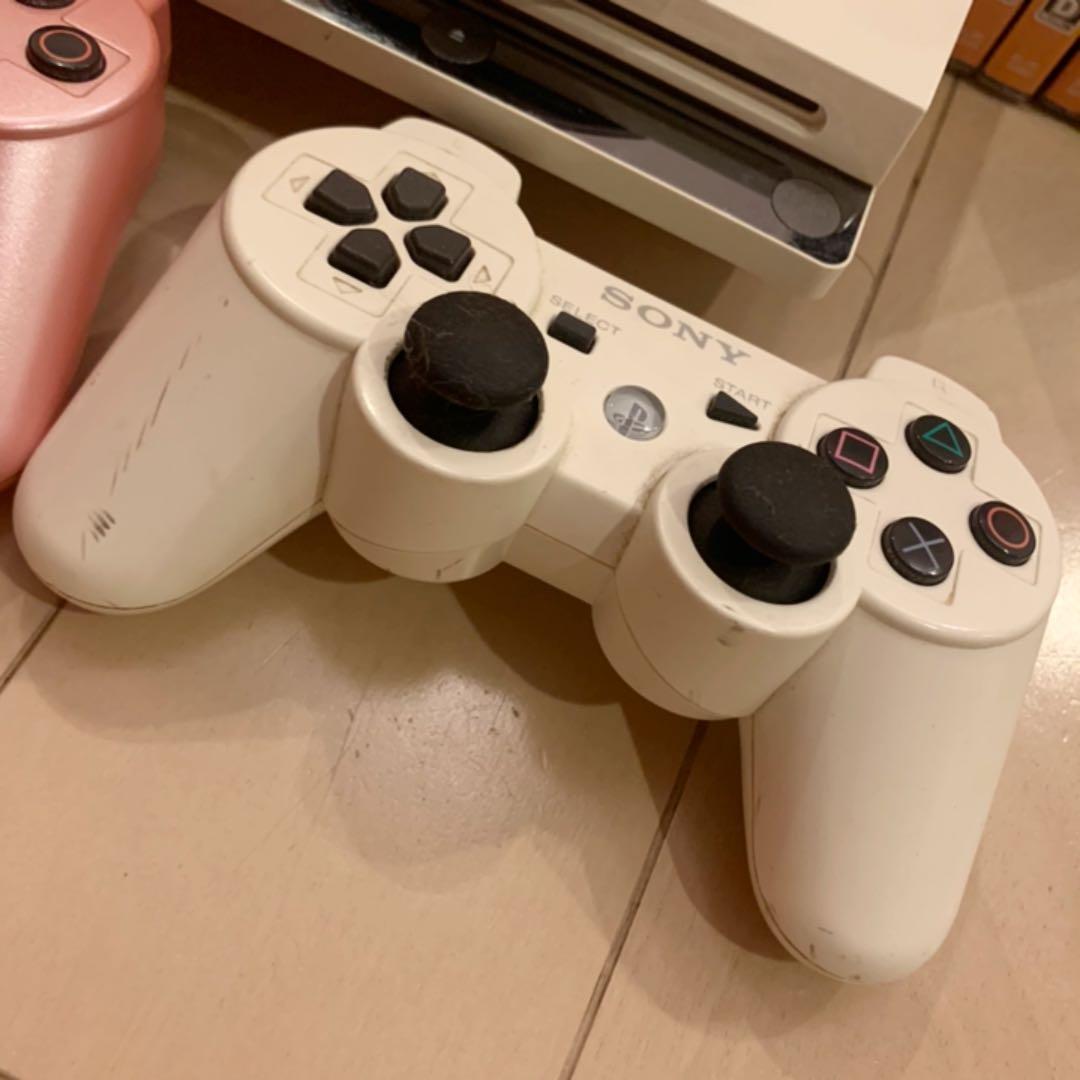 PS3 プレステーション3 本体 コントローラー×2 カセット7枚付き