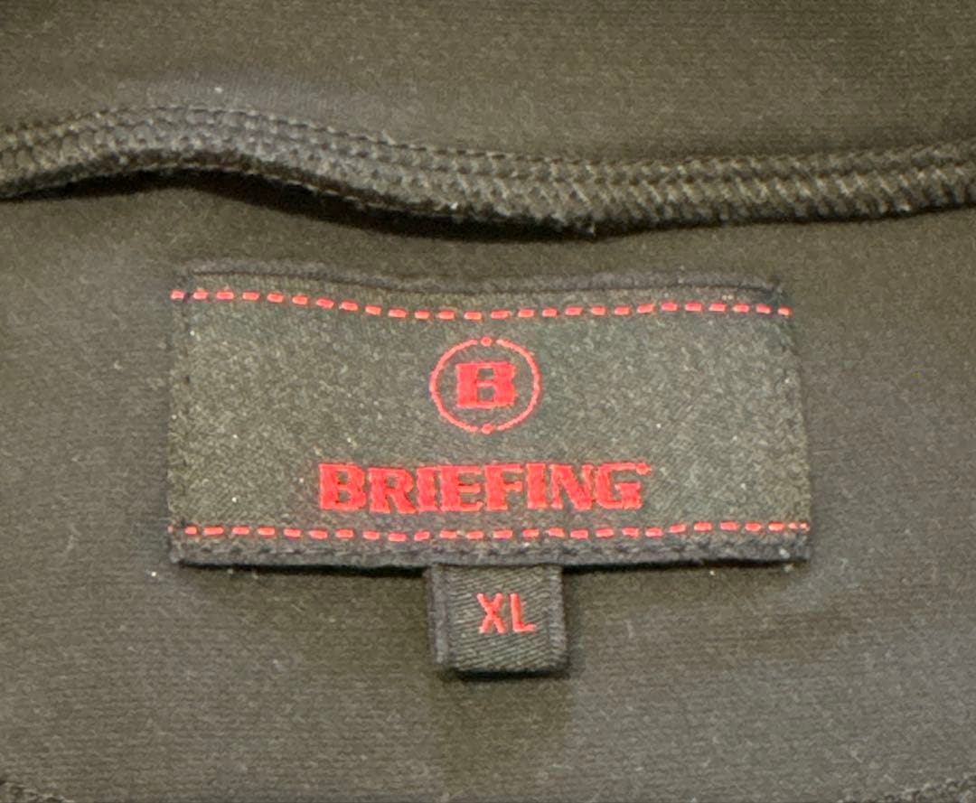 BRIEFING MEN’S MINI 3D LOGO LS HIGHNECK