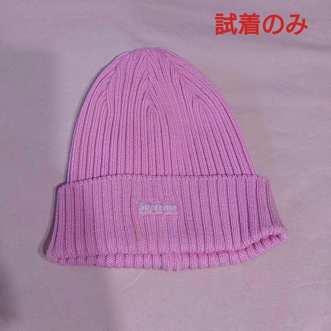 Supreme ビーニー ピンク ニット帽
