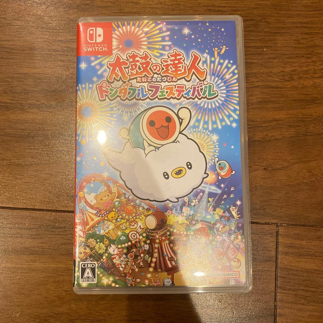 NintendoSwitch 太鼓の達人ドンダブルフェスティバルフィットバチ付き