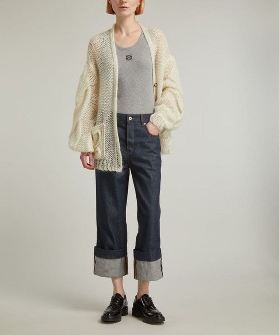 LOEWE アナグラム モヘア カーディガン