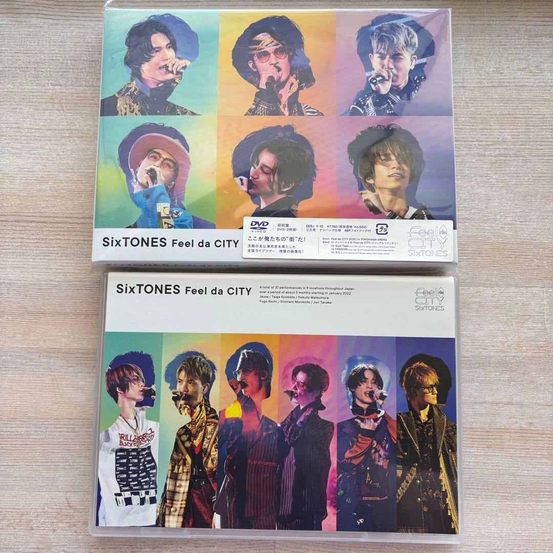 SixTONES Feel da CITY DVD 初回盤 通常盤 2点セット