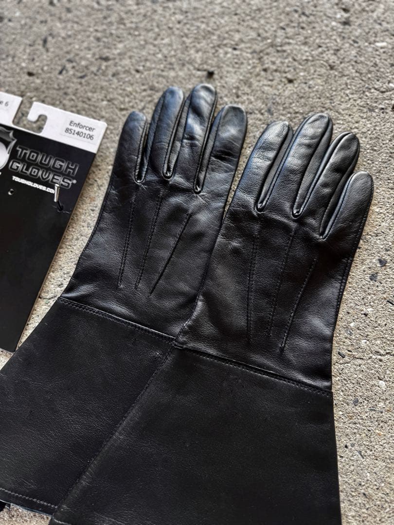 希少 Tough gloves レザーガントレットグローブ サイズ 6