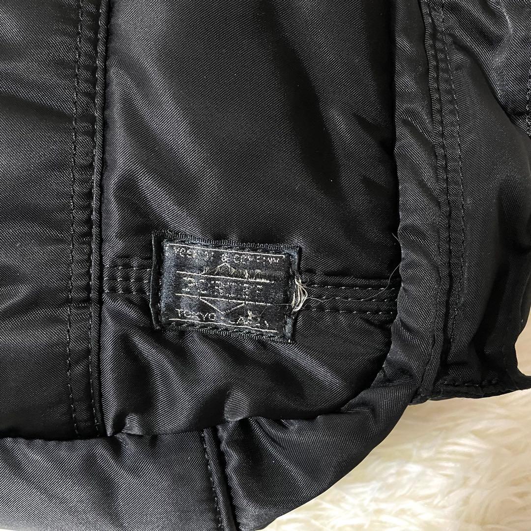 【大人気】　Porter ドラムバッグ　ボストンバッグ　黒　ナイロン　ブラック