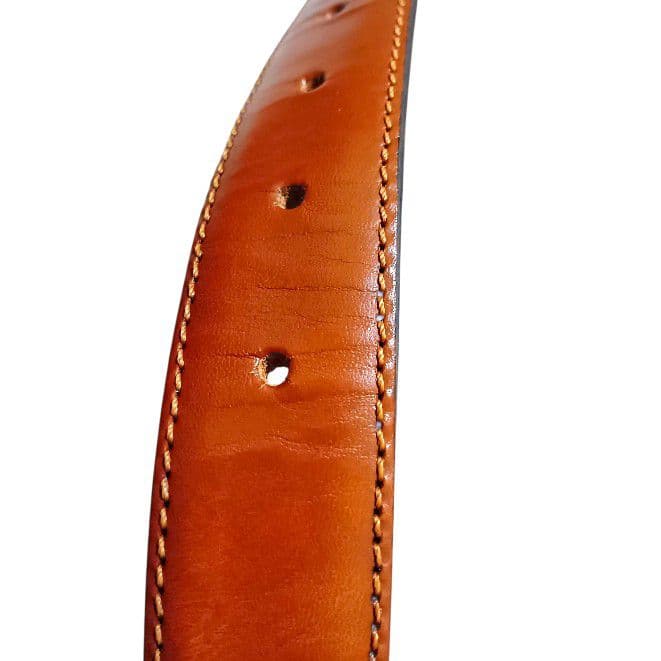 【美品】エッティンガー スムースレザー ライトブラウン 英国製 75 28mm