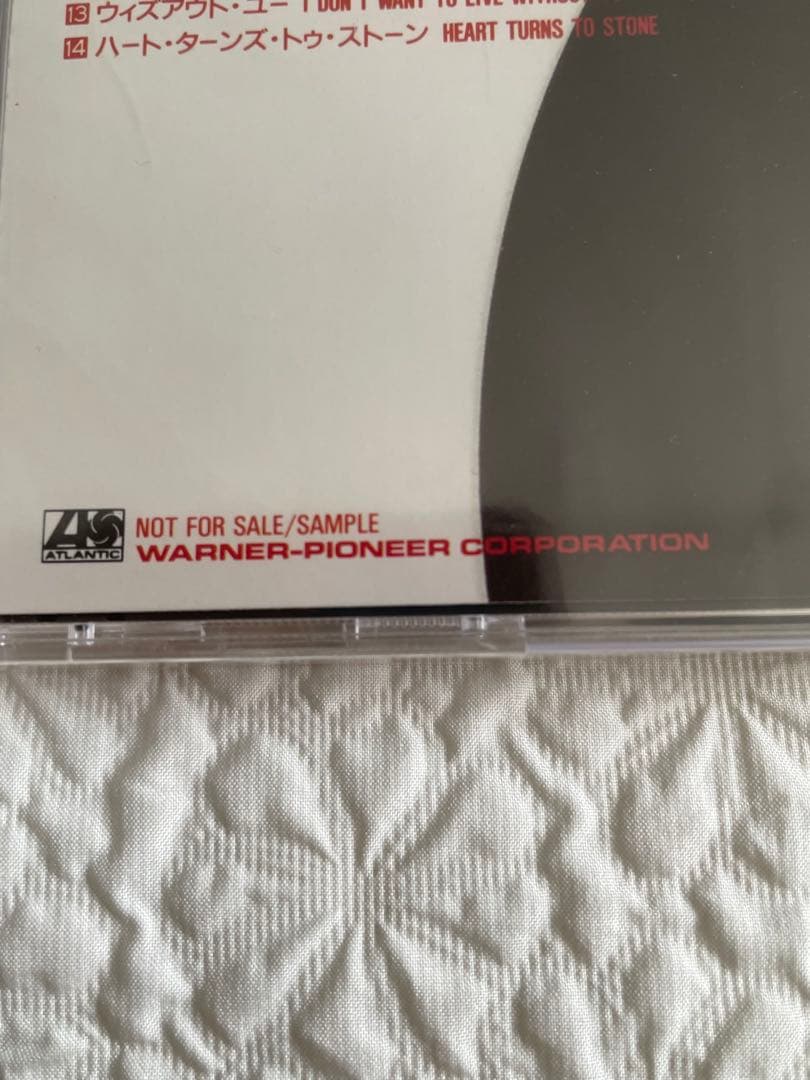 未開封/FOREIGNER/THE SINGLES/日本盤プロモ/PSCD-16