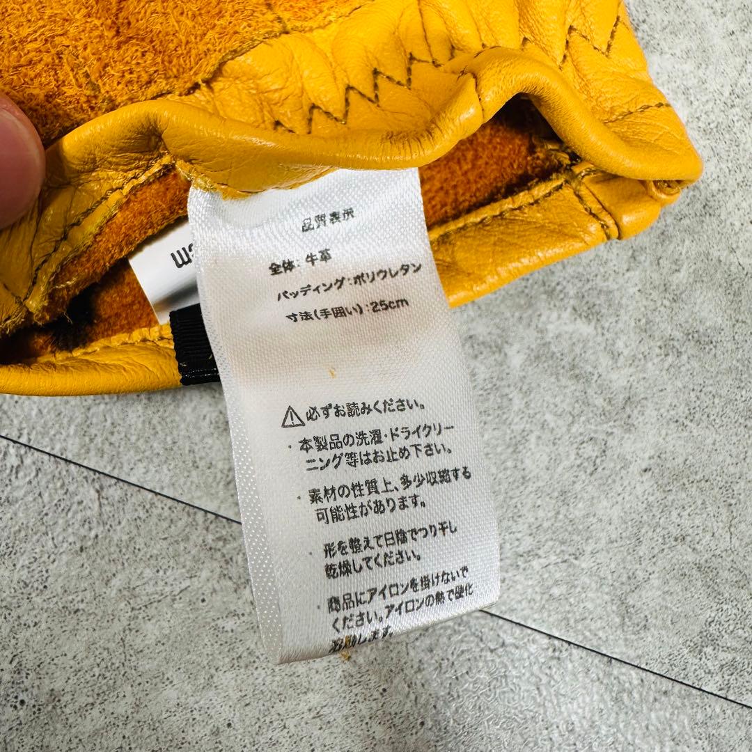 C.E（CAV EMPT）ST LINE × Ashram レザーグローブ L