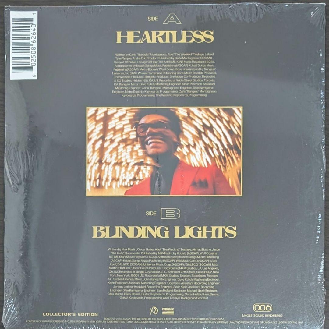 新品 The Weeknd Heartless Blinding Lights