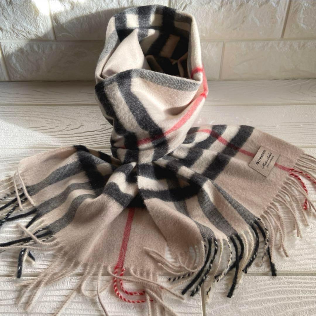 BURBERRY バーバリー カシミヤマフラー ストール