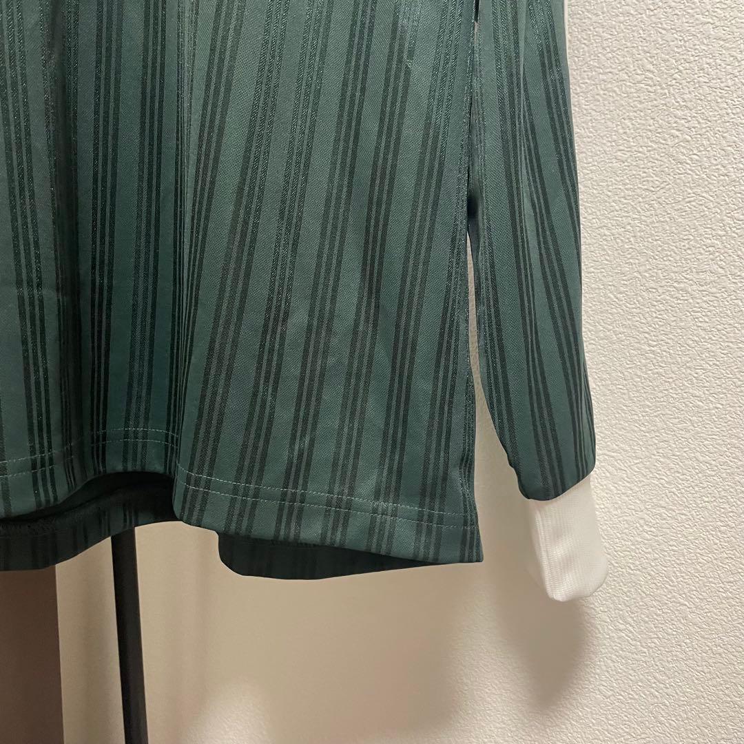 j*n様 adidas ゲームシャツ ロンT ダークグリーン XL
